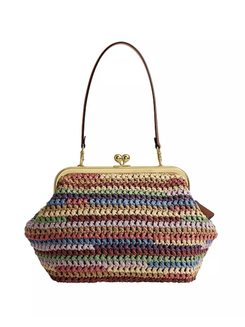 COACH
Kisslock Medium Multi Straw Frame Bag 27
